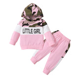 Baby Girl Boy Twins Clothes Toddler Girl Outfits Mama&#39;s Boy Girl Camouflage Print Hooded Top + Pants Infant Kids Clothing Bulk