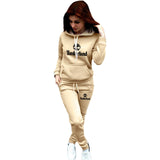 Couple Tracksuit Fashion Print Sweatshirt and Sweatpant 2 Pieces Lovers Casual Sport Outfit Men Clothing Women Hoodie Suit