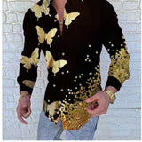 Printed Hawaii Casual Shirts Brand Streetwear Men