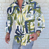 Printed Hawaii Casual Shirts Brand Streetwear Men