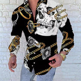 Printed Hawaii Casual Shirts Brand Streetwear Men
