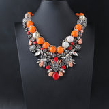 Shourouk Vintage High Quality Fashion Necklaces Choker Statement Necklace &amp; Pendant Flower Crystal Women Luxury Jewelry