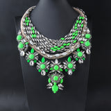Shourouk Vintage High Quality Fashion Necklaces Choker Statement Necklace &amp; Pendant Flower Crystal Women Luxury Jewelry