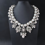 Shourouk Vintage High Quality Fashion Necklaces Choker Statement Necklace &amp; Pendant Flower Crystal Women Luxury Jewelry