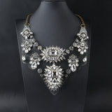 Shourouk Vintage High Quality Fashion Necklaces Choker Statement Necklace &amp; Pendant Flower Crystal Women Luxury Jewelry