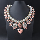 Shourouk Vintage High Quality Fashion Necklaces Choker Statement Necklace &amp; Pendant Flower Crystal Women Luxury Jewelry