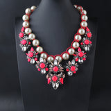 Shourouk Vintage High Quality Fashion Necklaces Choker Statement Necklace &amp; Pendant Flower Crystal Women Luxury Jewelry