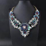 Shourouk Vintage High Quality Fashion Necklaces Choker Statement Necklace &amp; Pendant Flower Crystal Women Luxury Jewelry