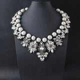 Shourouk Vintage High Quality Fashion Necklaces Choker Statement Necklace &amp; Pendant Flower Crystal Women Luxury Jewelry