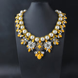 Shourouk Vintage High Quality Fashion Necklaces Choker Statement Necklace &amp; Pendant Flower Crystal Women Luxury Jewelry
