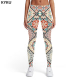 Elastic Vintage Women Leggings
